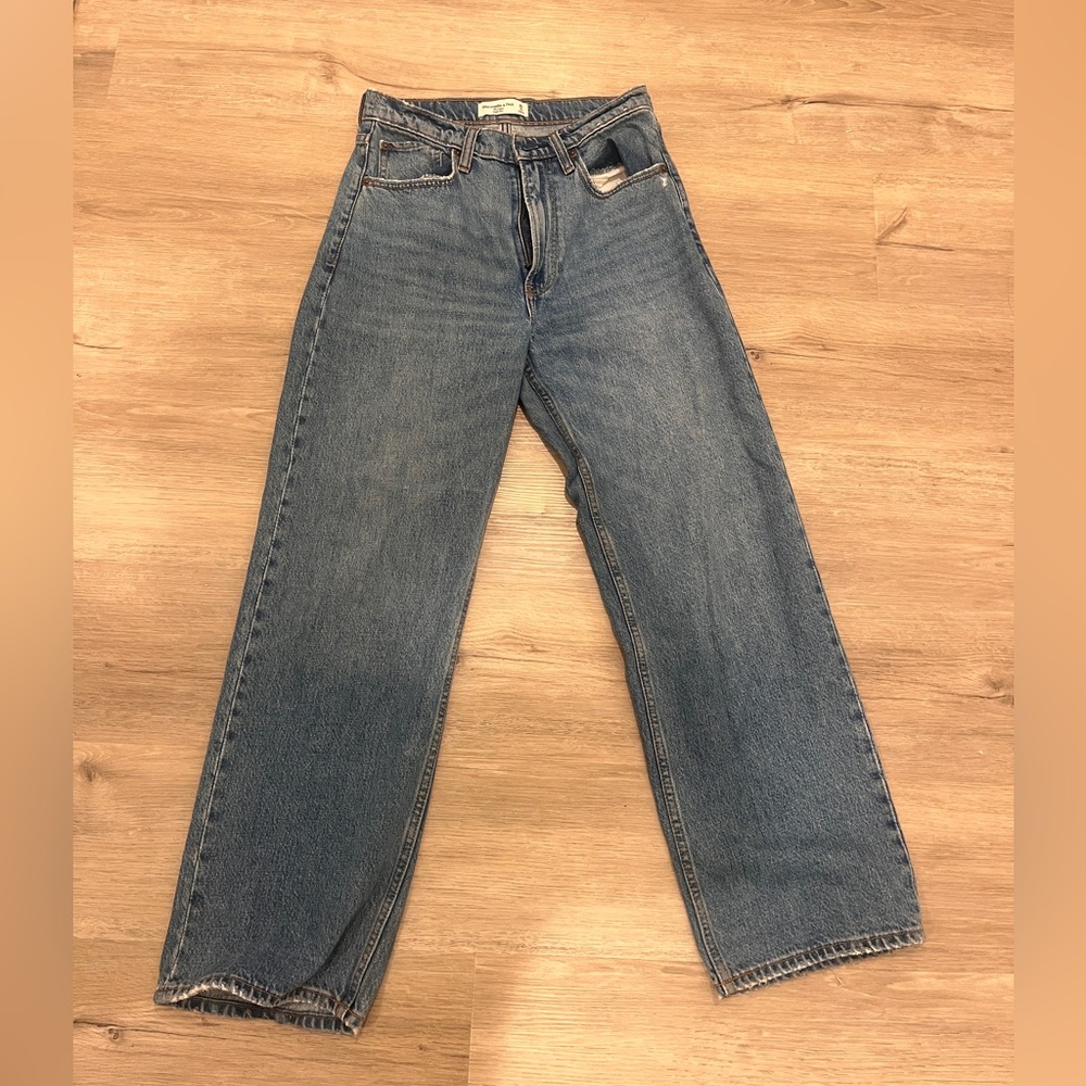 Abercrombie & Fitch High Rise Blue Jeans